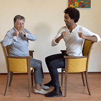 Ga naar oefening draaien met romp