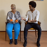 Ga naar oefening in je handen knijpen